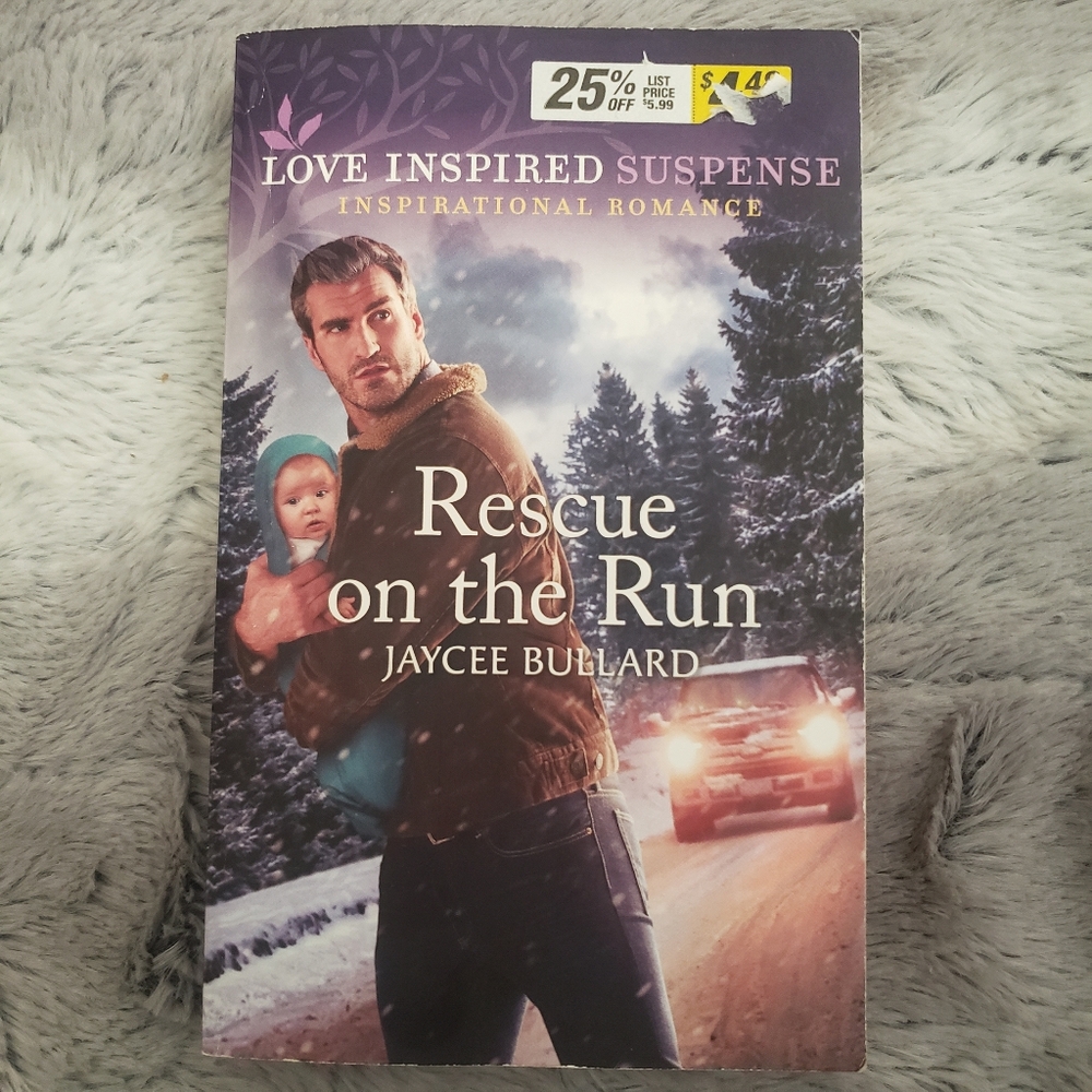FREE W/ PURCHASE Rescue on the Run Love Inspired Suspense Book